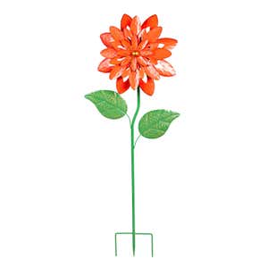 Oversized Dahlia Garden Stake