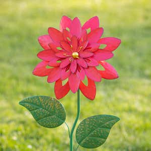 Oversized Dahlia Garden Stake