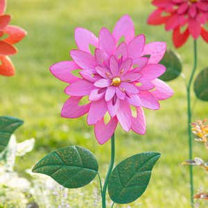 Oversized Dahlia Garden Stake