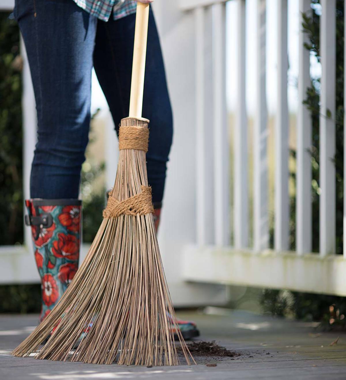 my favorite outdoor broom - A Way To Garden