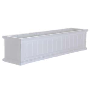 Lexington Self-Watering Window Box with Hanging Brackets, 4'L