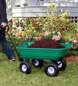 Heavy-Duty Rolling Garden Dump Cart