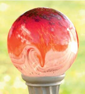 Pearlized Glass Gazing Ball