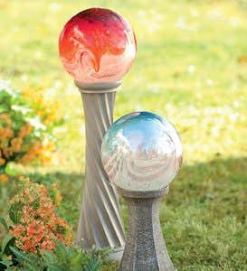 Pearlized Glass Gazing Ball