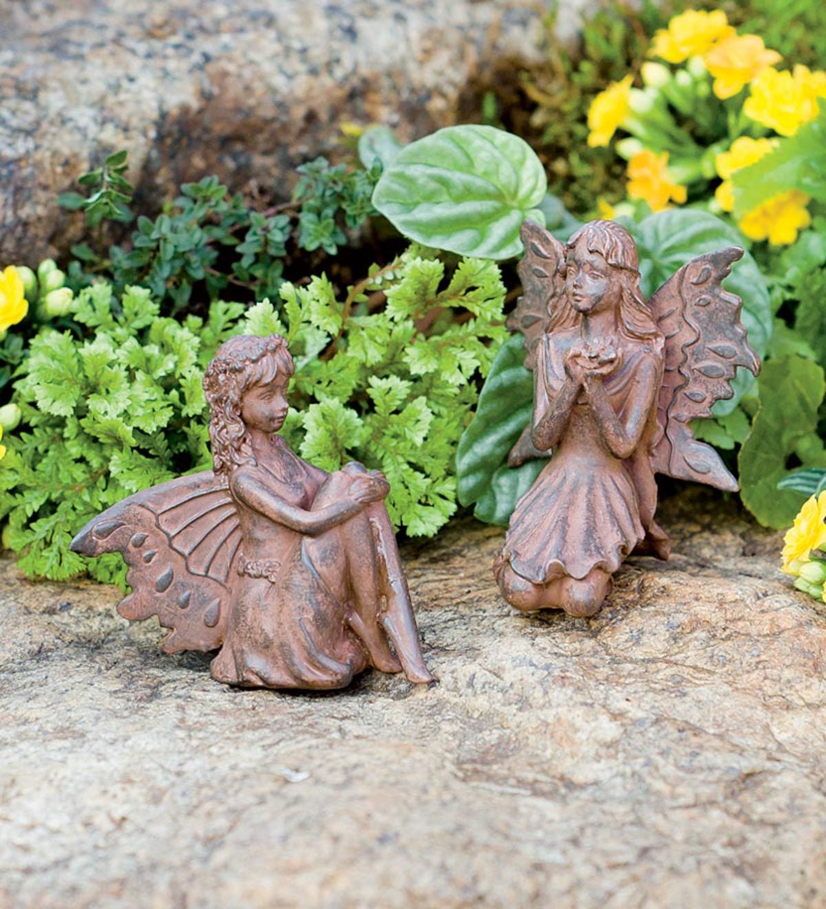 Miniature Fairy Garden Fairies, Set of 2