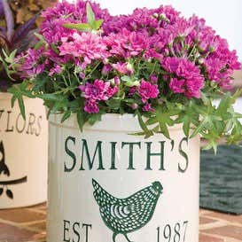 USA-Made Handcrafted Personalized Chicken Crock