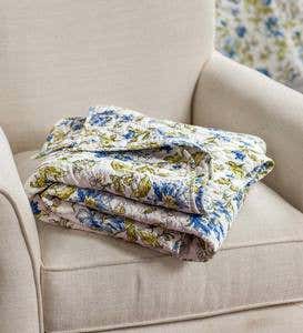 Charlotte's Garden Reversible Floral Quilt Set