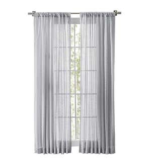 Medallion Stripe Lace Curtains