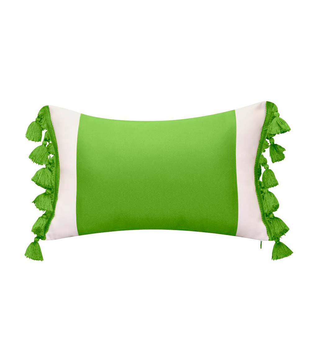 Lime green discount outdoor lumbar pillows