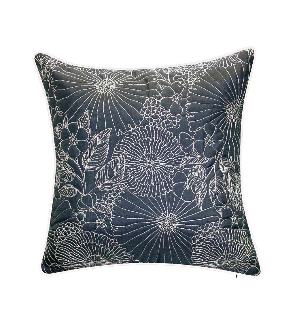 Floral hotsell outdoor pillow