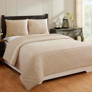 Samantha Cotton Comforter with Shams Set - Gray - King