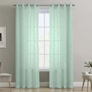 Emery Sheer Grommet Top Curtain Panel