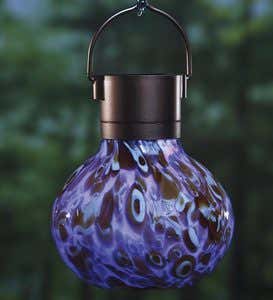 Color-Changing Solar-Powered Opalescent Lamp