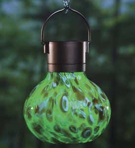 Color-Changing Solar-Powered Opalescent Lamp