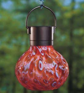 Color-Changing Solar-Powered Opalescent Lamp