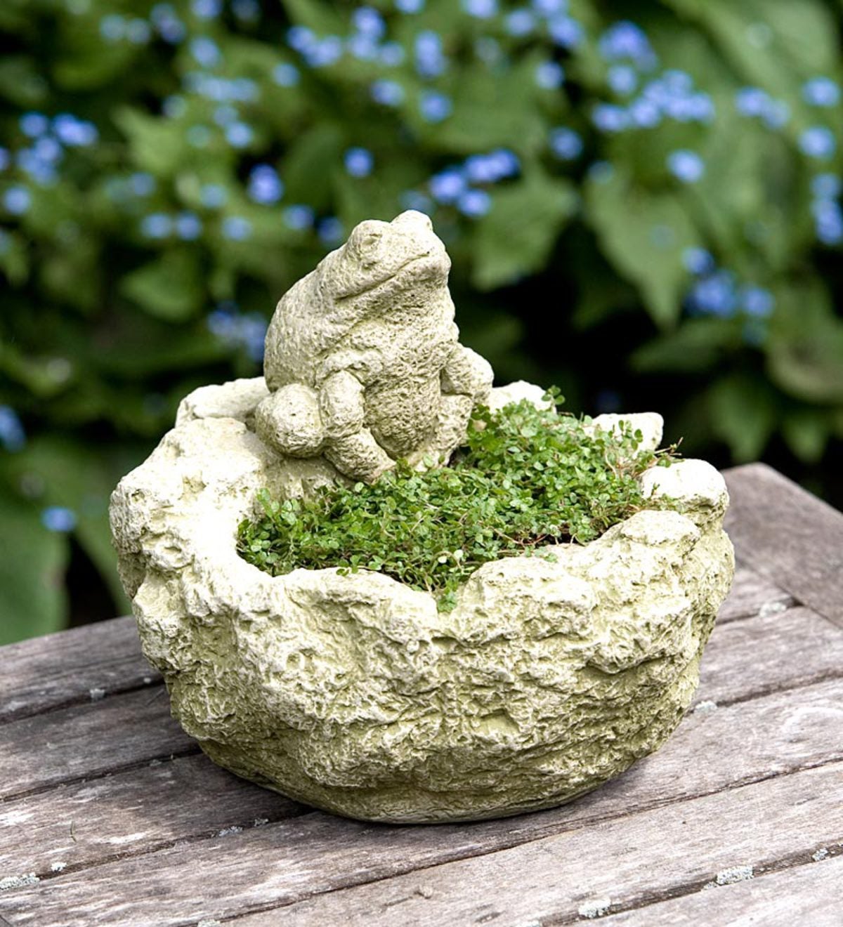 USA-Made Cast Stone Frog Garden Statues