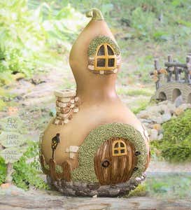 Miniature Fairy Garden Gourd Home