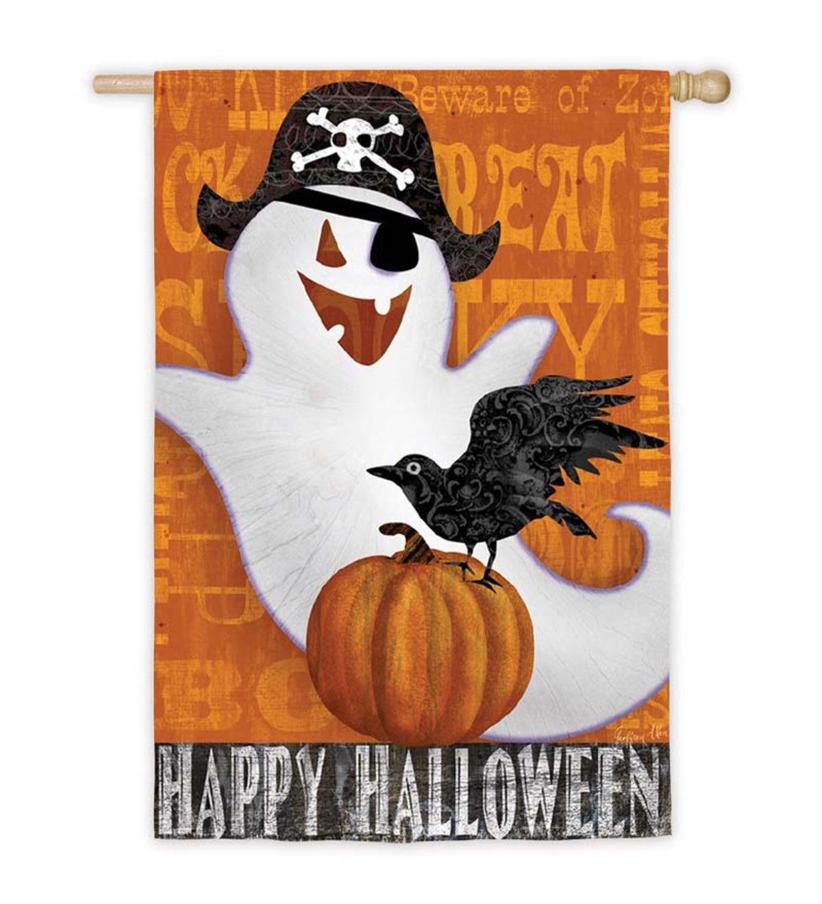 Halloween Night Double-Sided Garden Flag