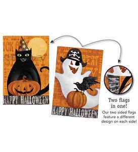 Halloween Night Double-Sided Garden Flag