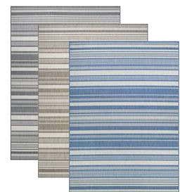 Veranda Striped Indoor/Outdoor Polypropylene Rug