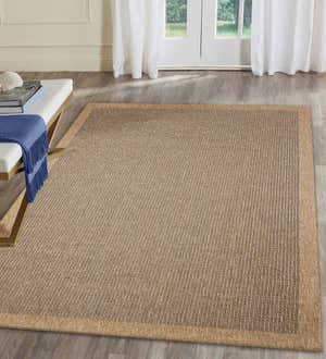 Indoor/Outdoor Toulouse Border Print Rug