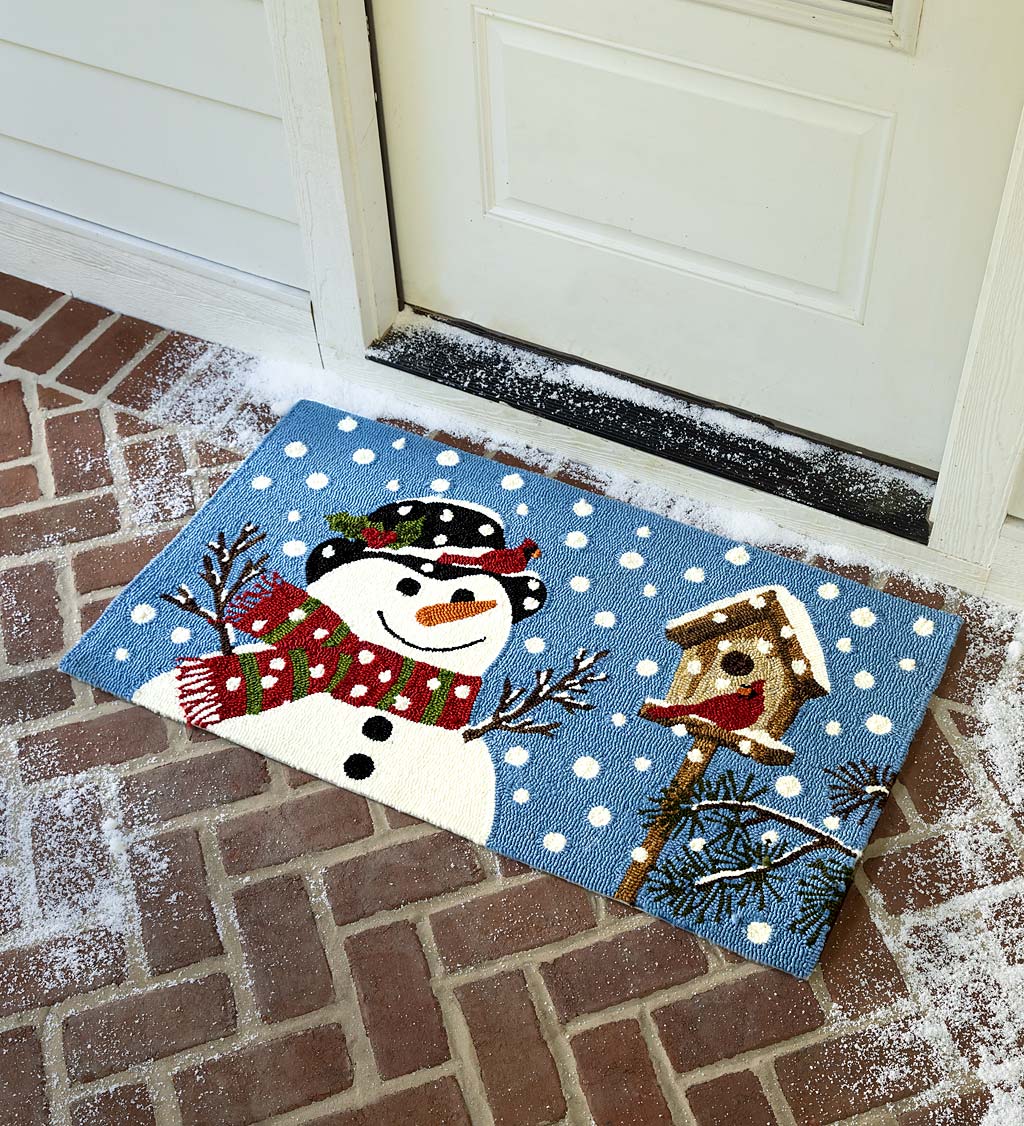 Christmas Doormat Holiday Door Mat Winter Christmas Deer Indoor
