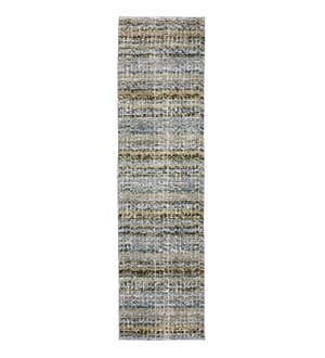 Ashland Colorcast Synthetic Blend Indoor Runner, 2'3" x 8' - Blue