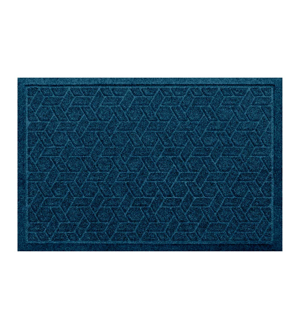 Chevron Indoor Outdoor WaterHog Monogram Doormat