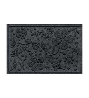 Waterhog Indoor/Outdoor Floral Doormat, 2' x 3' - Brown