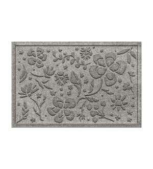 Waterhog Indoor/Outdoor Floral Doormat, 2' x 3' - Bordeaux