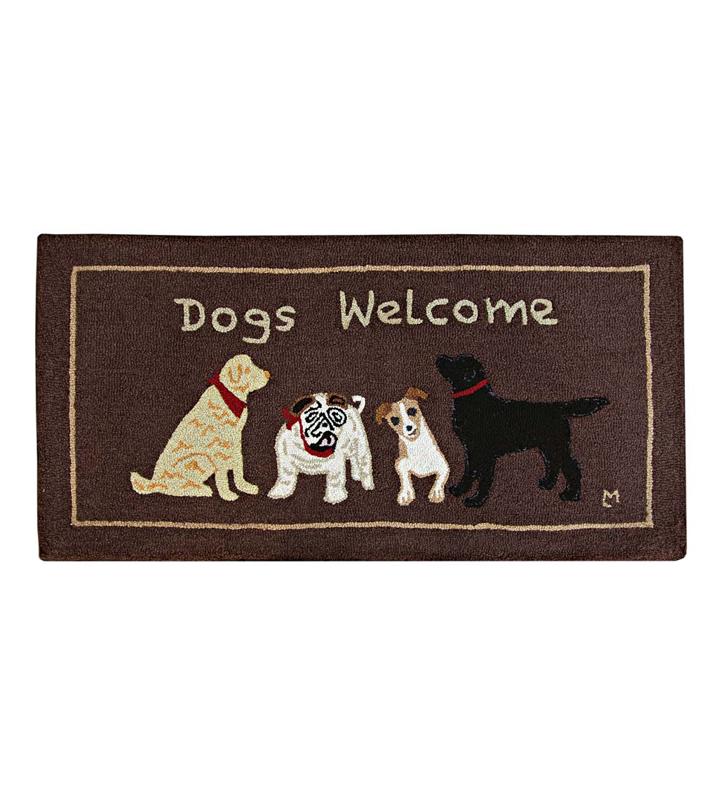 Welcome Dog's House Dog Patio Rug, Patio Mat K228 889753 — GeckoCustom