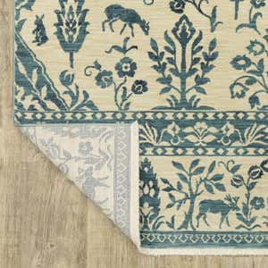 Clover Hill Porcelain Polypropylene Rug