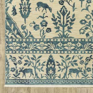 Clover Hill Porcelain Polypropylene Rug