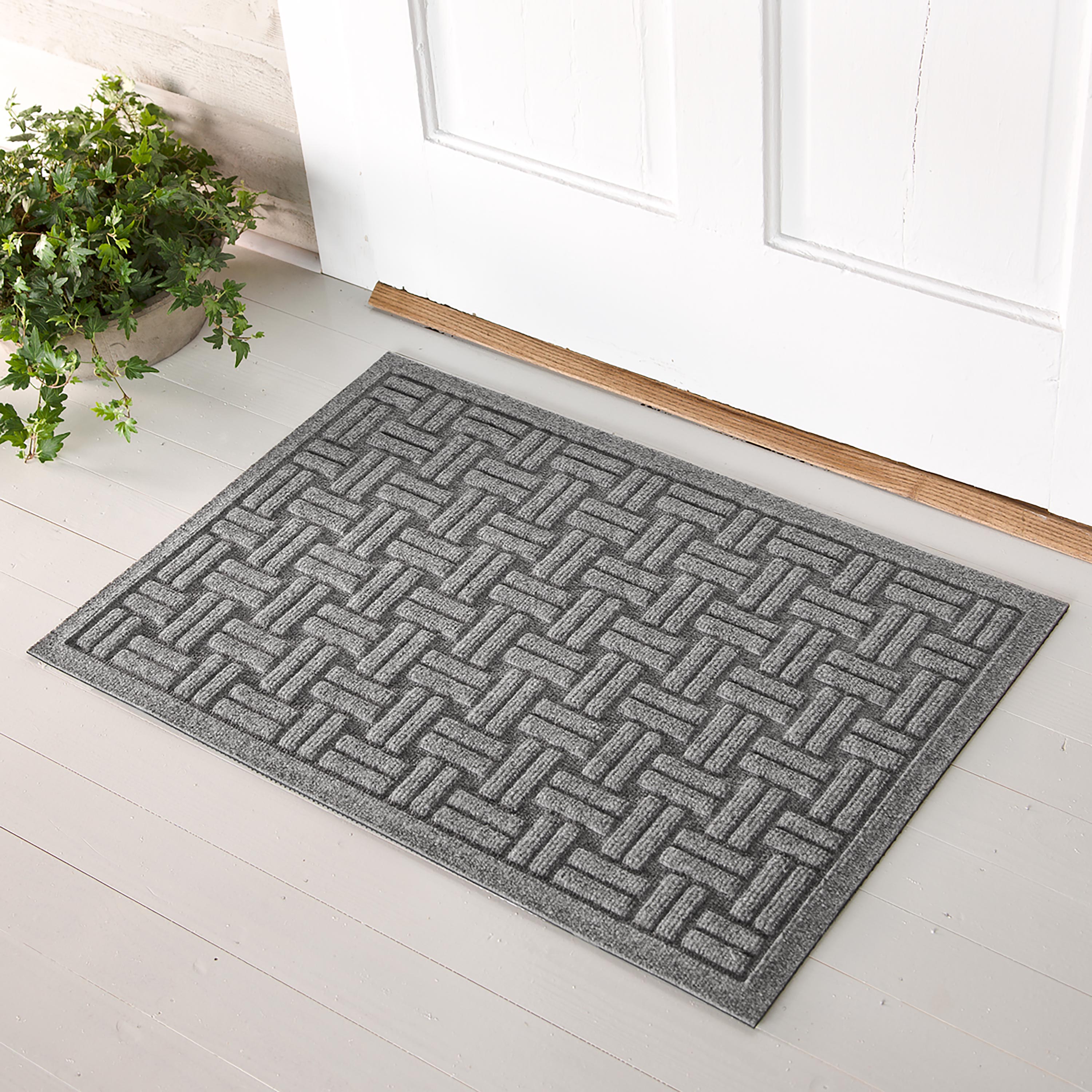 Waterhog Basket Weave Doormat, 20 x 30 - Bordeaux