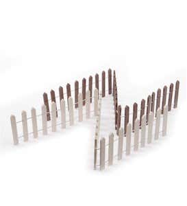 Miniature Fairy Garden Picket Fence