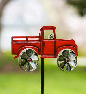 Vintage Truck Metal Wind Spinner