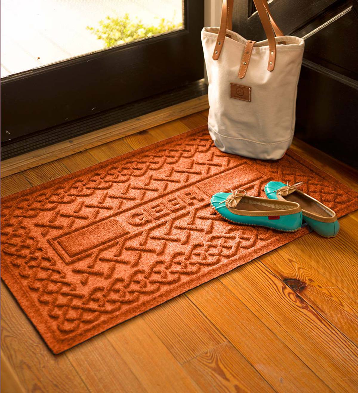 Waterhog Tree of Life Doormat, 2' x 3' - Bordeaux