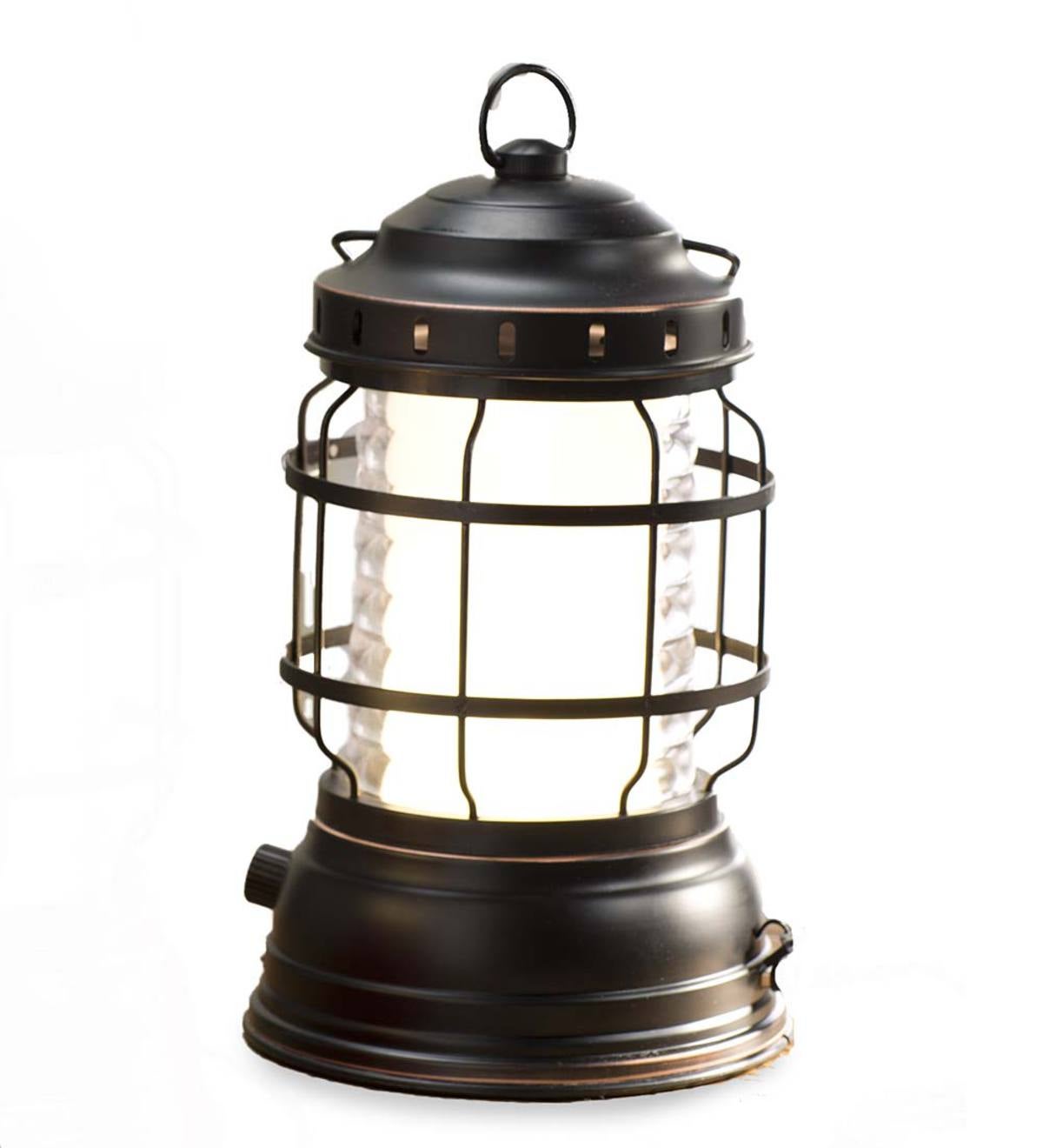 Classic Barebones Forest Lantern - Antique Bronze | Plow & Hearth