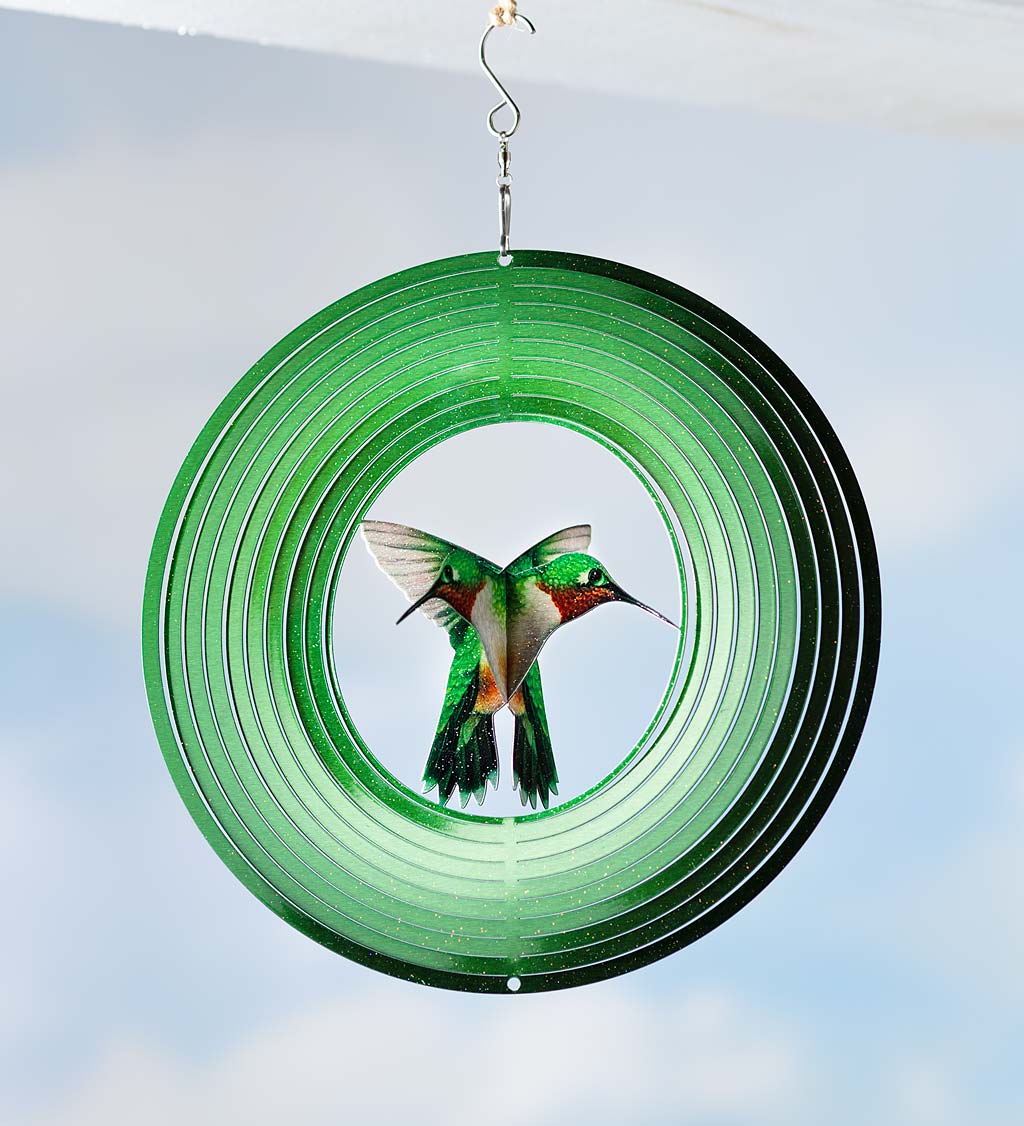 Hanging Metal Flyer Optical Illusion Spinner