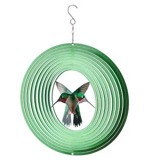 Hanging Metal Flyer Optical Illusion Spinner