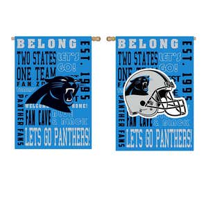 Double-Sided Fan Rules NFL Team Pride Sueded House Flag