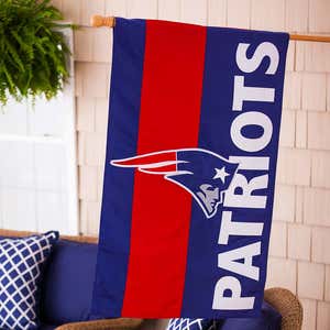 Double-Sided Embellished NFL Team Pride Applique House Flag