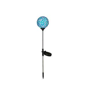 Mosaic Globe Solar Garden Stake