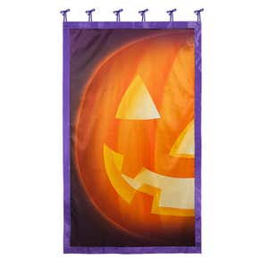 Jack-O-Lantern Window Shades, Set of 2