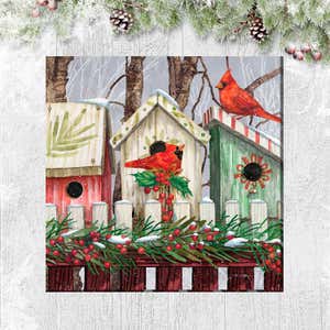 Holiday House Indoor/Outdoor Canvas Wall Art