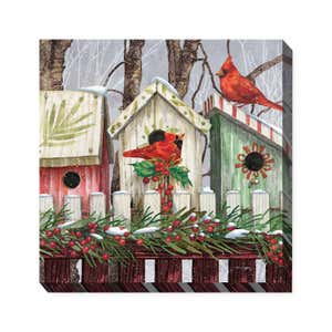 Holiday House Indoor/Outdoor Canvas Wall Art