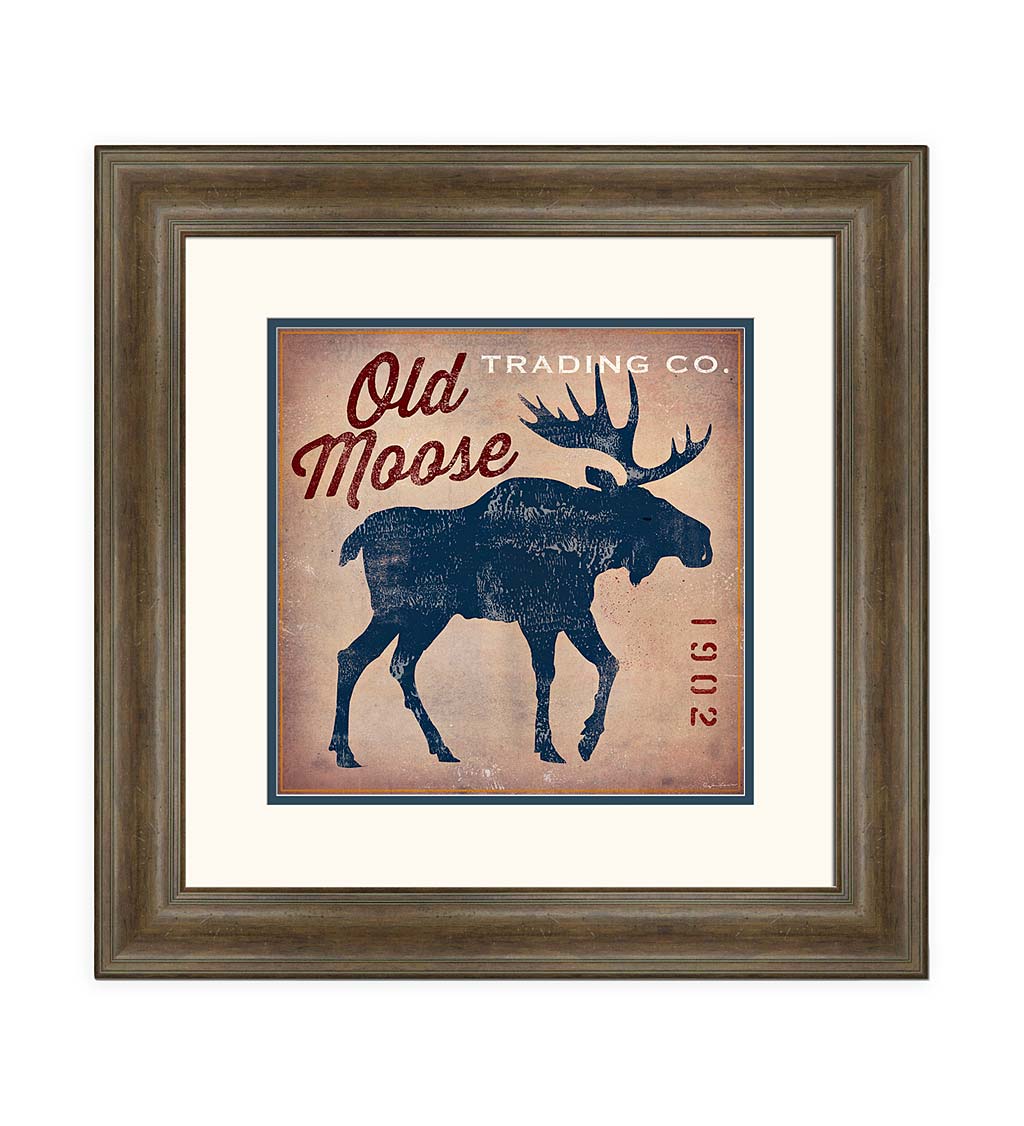 Old Moose Trading Framed Wall Art