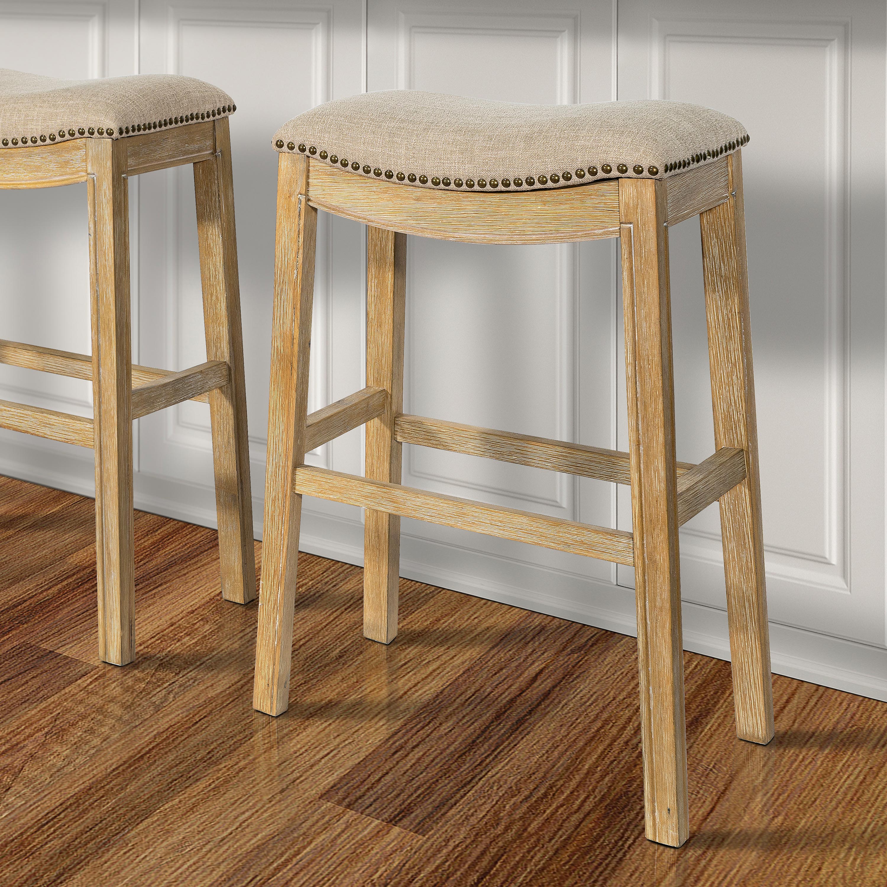 Saddle seat outlet bar stools