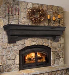 Huntington Wood Fireplace Mantel, 72”L - Dune