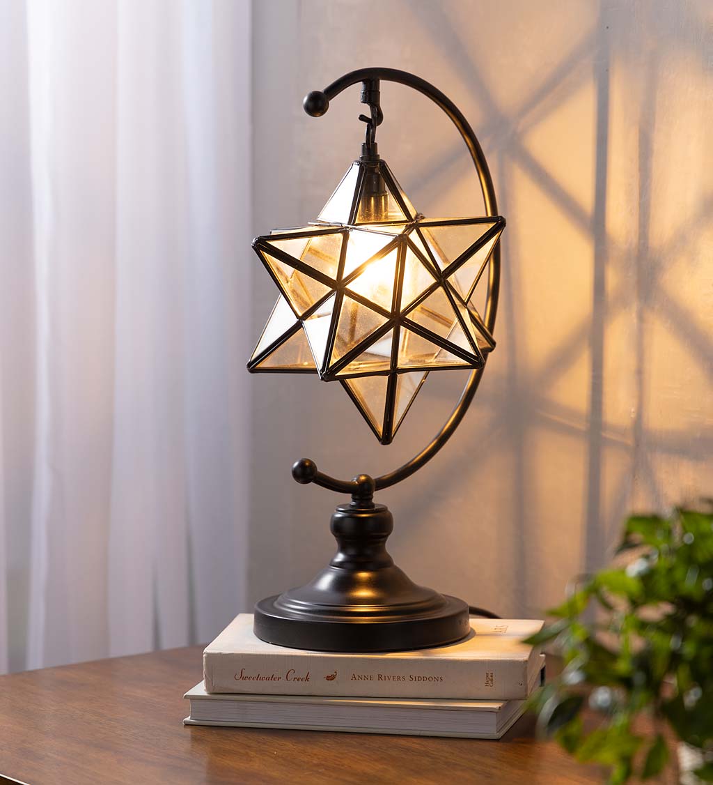 Moravian shop star lamp